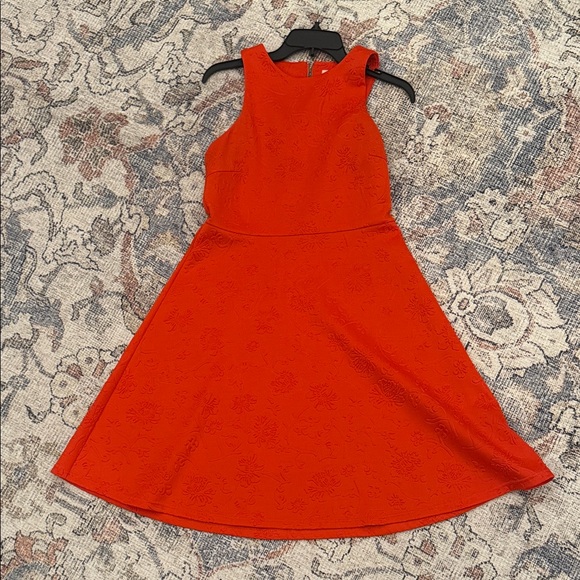 Spense Other - Spense Girls' Bright Orange Sleeveless Fit & Flare Dress